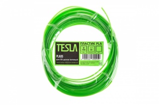 Пластик PLA TESLA   PLA05 для 3D ручки зелёный 10м

