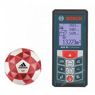 Лазерный дальномер BOSCH GLM 80 + футбольный мяч (0.615.994.0LN)  80м ± 1,5 мм
