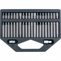 Набор бит HEX, TORX, SPLine, хвостовик-шестигранник 1/2, CrV, 42 шт. Stels
