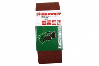 Лента шлифовальная бесконечная HAMMER 100 Х 610 Р 40 3 шт.