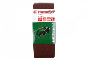 Лента шлифовальная бесконечная HAMMER 100 Х 610 Р 60 3 шт.