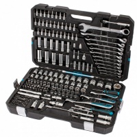 Набор инструментов 216 предметов, 120 зубьев, CrV 1/2", 3/8", 1/4" Gross
