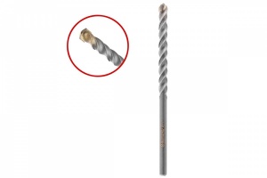 Сверло HAMMER Flex 202-308 DR CR 4,0мм*75мм камень, DIN8039, HRC
