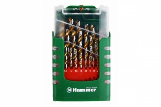 Набор сверл HAMMER Flex 202-908 DR  набор No8 1,0-13мм металл, 25шт.