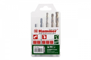 Набор сверл HAMMER Flex 202-912 DR  набор No12 HEX  5-8мм металл\камень, 5шт.