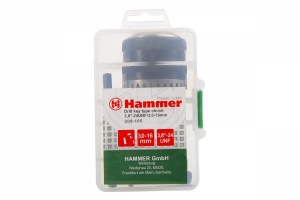 Патрон для дрели HAMMER CH-1 3,0-16MM/3,8''-24UNF