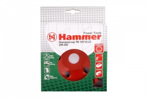 Чашка алм. Hammer Flex 206-202 CUP TB  125*22мм турбо