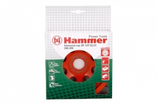 Чашка алм. Hammer Flex 206-206 CUP 2R  125*22мм двухрядная