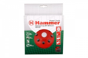 Чашка алм. Hammer Flex 206-207 CUP TB  150*22мм двухрядная