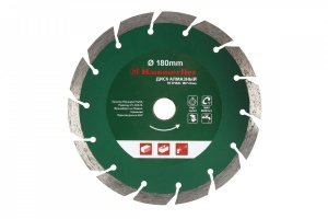 Диск алм. Hammer Flex 206-129 DB TB SPIRAL  180x22мм турбо СПИРАЛЬ