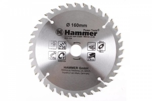 Круг пильный твердосплавный HAMMER CSB WD 160мм*36*20/16мм