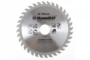 Круг пильный твердосплавный HAMMER CSB WD 165мм*36*30/20мм