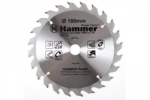 Круг пильный твердосплавный HAMMER CSB WD 180мм*24*20/16мм