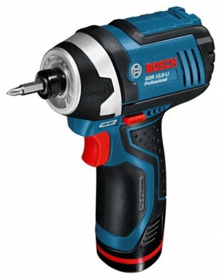 Аккумуляторный ударный гайковерт BOSCH GDR 10,8-LI L-BOXX Professional