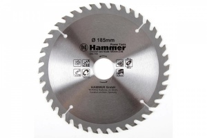 Круг пильный твердосплавный HAMMER CSB WD 185мм*40*30/20мм