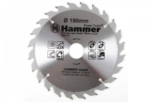 Круг пильный твердосплавный HAMMER CSB WD 190мм*24*30/20/16мм