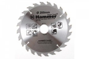 Круг пильный твердосплавный HAMMER CSB WD 200мм*24*32/30мм