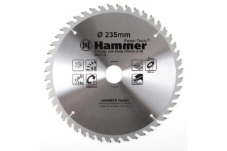 Круг пильный твердосплавный HAMMER CSB WD 235мм*48*30/20мм