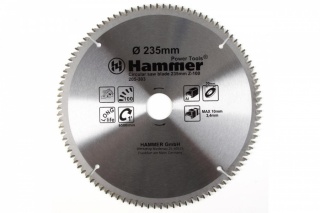 Круг пильный твердосплавный HAMMER CSB AL 235мм*100*30мм