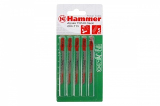 Пилки для лобзика HAMMER JG WD T101AO (5pcs)