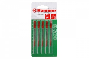 Пилки для лобзика HAMMER JG WD T101AO (5pcs)