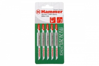 Пилки для лобзика HAMMER JG WD-PL T144D (5pcs)