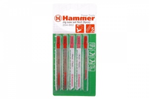 Пилки для лобзика HAMMER JG WD-PL set No2 (5pcs)