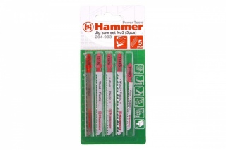 Пилки для лобзика HAMMER JG WD-PL set No3 (5pcs)