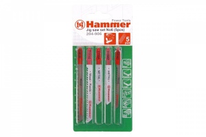 Пилки для лобзика HAMMER JG WD-PL-MT set No6 (5pcs)