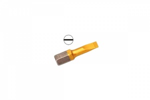 Бита HAMMER 203-142 PB SL-1,2*6,5 50mm (1pc)  TIN, 1шт.