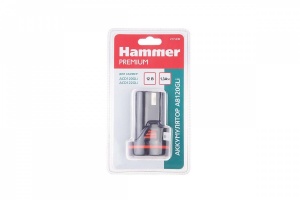 Аккумулятор HAMMER AB120GLi PREMIUM  12В 1.3Ач  для ACD120GLi, ACD122GLi
