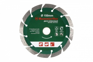 Диск алм. Hammer Flex 206-128 DB TB SPIRAL  Ф150х22мм турбо универсальный
