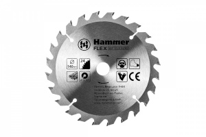 Пильный диск Hammer Flex 205-129 CSB WD  140*24*16мм  по дереву
