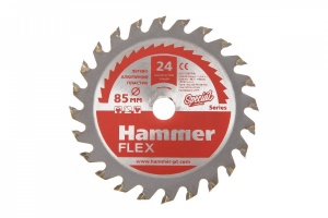 Пильный диск Hammer Flex 205-133 10*85мм  24 зуба по дереву
