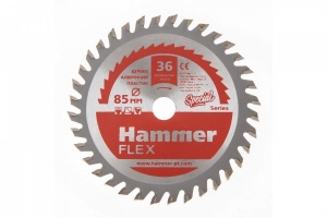 Пильный диск Hammer Flex 205-134 10*85мм  36 зубов по дереву
