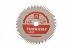 Пильный диск Hammer Flex 205-135 10*85мм HSS 80 зубов.