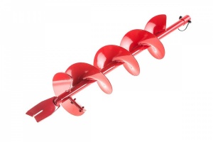 Шнек для грунта Hammer Flex 210-028  6'' (150мм) X 800мм HG, к мотобуру с валом 20мм
